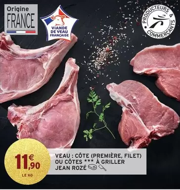 Veau: Côte (Première, Filet) ou Côtes À Griller - Offre Spéciale sur Viande de Qualité