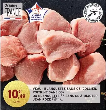 Blanquette de Veau Sans Os à Mijoter Jean Rozé - Collier et Poitrine Sans Os