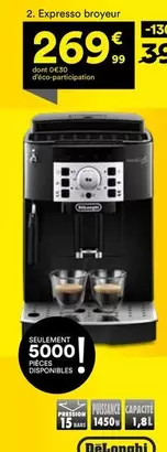 DeLonghi - Expresso Broyeur