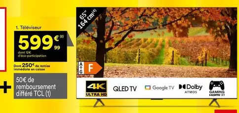 TCL - Tv Qled Tq6032qtvs