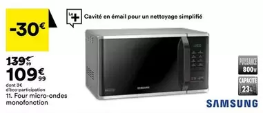 Samsung - Four Micro-ondes Monofonction