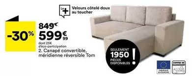 Canape Convertible, Mérldienne Reversible Tom