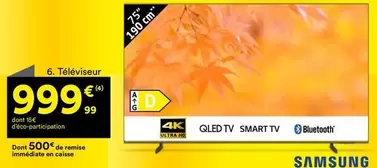 Samsung - Tv Qled Tv Smart Tv