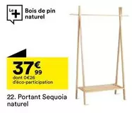 22 Portant Sequoia Naturel