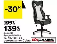 Fauteuil De Bureau Gamer Cobra