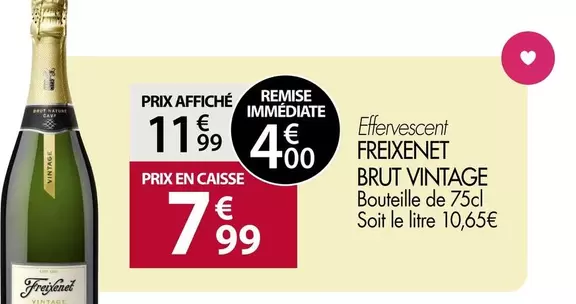 Freixenet - Brut Vintage offre à 7,99€ sur Leader Price