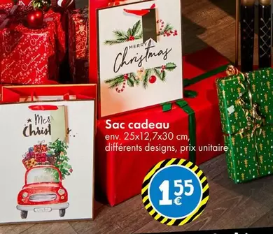 Sac Cadeau offre à 1,55€ sur TEDi