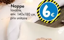 Nappe offre à 6€ sur TEDi