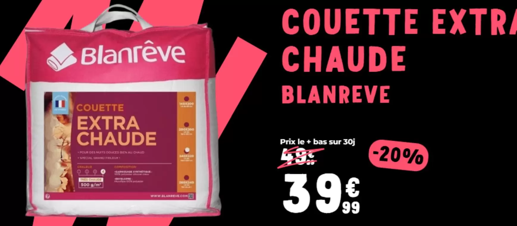 Blanrêve - Couette Extra Chaude