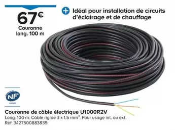 Couronne De Câble Électrique U1000r2v