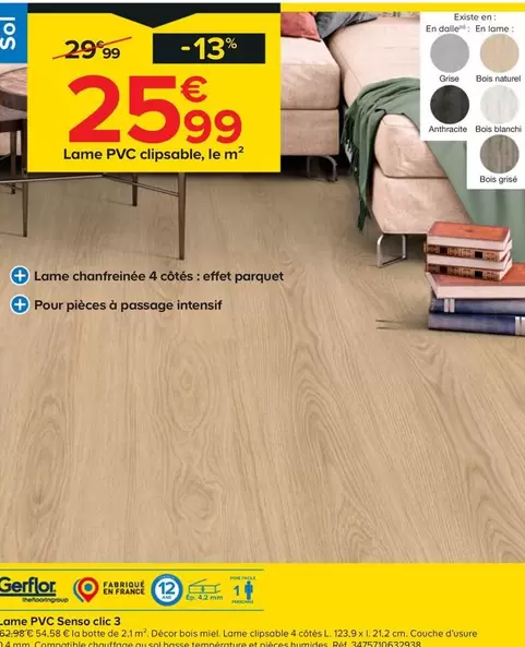 Gerflor - Lame Pvc Clipsable 3