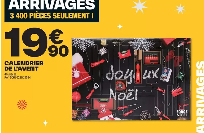 Avent - Calendrier De L'avent offre à 19,9€ sur Brico Dépôt