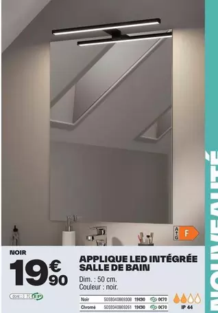 Applique Led Intégrée Salle De Bain offre à 19,9€ sur Brico Dépôt