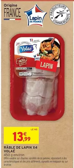 Signal - Râble De Lapin X4 offre à 13,99€ sur Intermarché Hyper