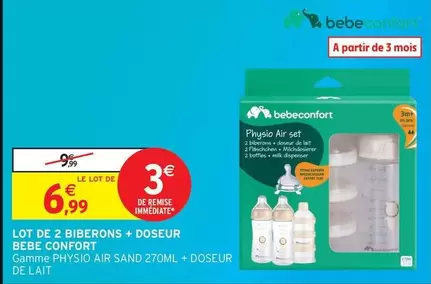 Bébé confort - Lot De 2 Biberons + Doseur offre à 6,99€ sur Intermarché Hyper