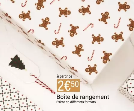 Boîte De Rangement offre à 2,5€ sur Monoprix