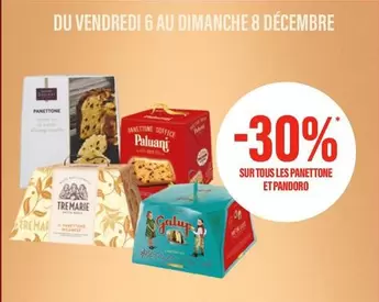 TOUS - Sur Tous Les Panettone Et Pandoro offre sur Monoprix