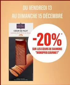 Sur Les Cœurs De Saumons "monoprix Gourmet" offre sur Monoprix