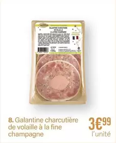 Galantine Charcutière De Volaille À La Fine Champagne offre à 3,99€ sur Monoprix