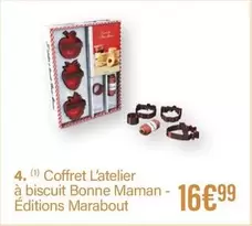 Marabout - Coffret L'atelier À Biscuit Bonne Maman-éditions offre à 16,99€ sur Monoprix