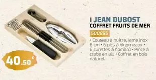 I Jean Dubost Coffret Fruits De Mer offre à 40,5€ sur Eureka Ma Maison