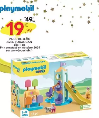 Playmobil - L'aire De Jeux Avec Toboggan