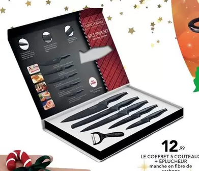 Le Coffret 5 Couteau + Éplucheur