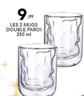 Les 2 Mugs Double Paroi