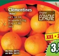 Cat - Clémentines offre à 3,59€ sur Norma