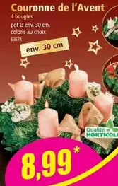 Avent - Couronne De L' offre à 8,99€ sur Norma