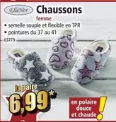 Chaussons Femme offre à 6,99€ sur Norma