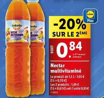 Nectar Multivitaminé offre à 1,05€ sur Lidl