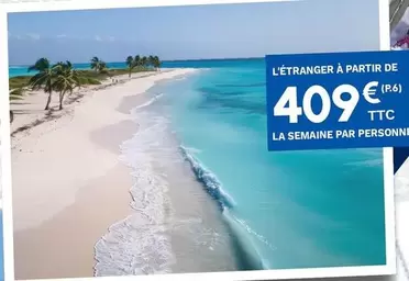 Voyages offre à 409€ sur Lidl