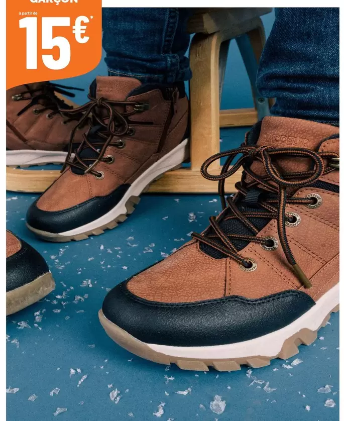 Boots Homme Gargon offre à 15€ sur La Halle