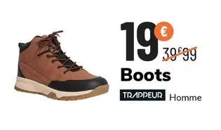 Boots Trappeur Homme offre à 19€ sur La Halle