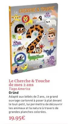 Le Cherche & Touche De Mes 2 Ans offre à 19,95€ sur Furet du Nord