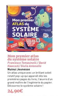 Mon Premier Atlas Du Système Solaire offre à 24,9€ sur Furet du Nord