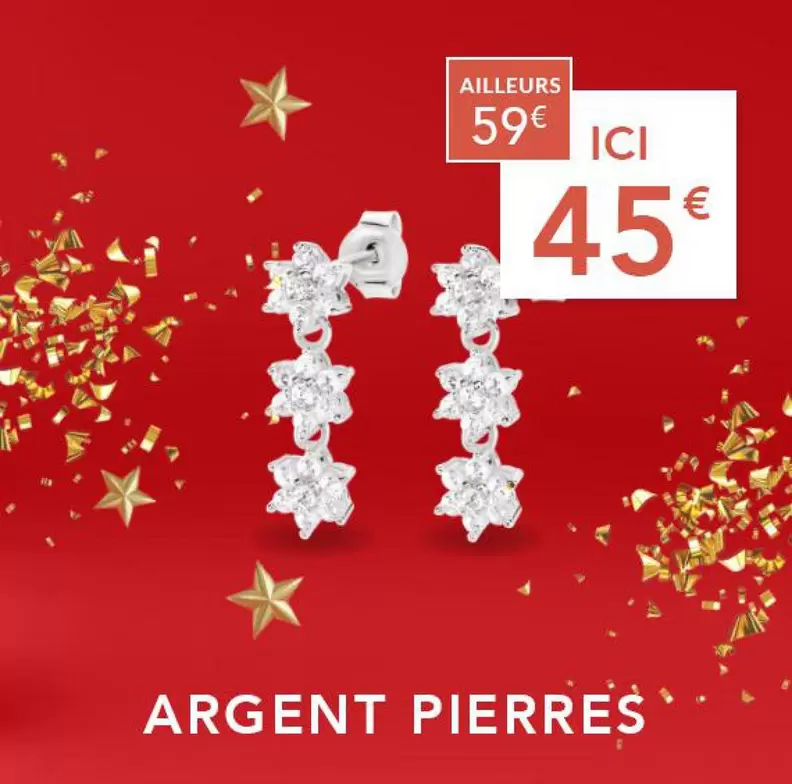 Argent Pierres offre à 45€ sur Trésor Bijoux