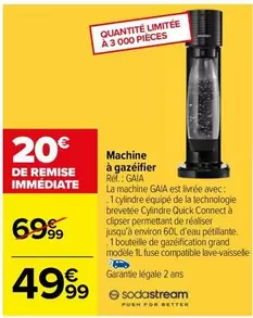 Sodastream - Machine À Gazeifier offre à 49,99€ sur Carrefour City