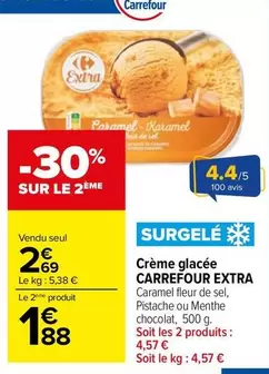 Carrefour - Crème Glacée offre à 2,69€ sur Carrefour Market