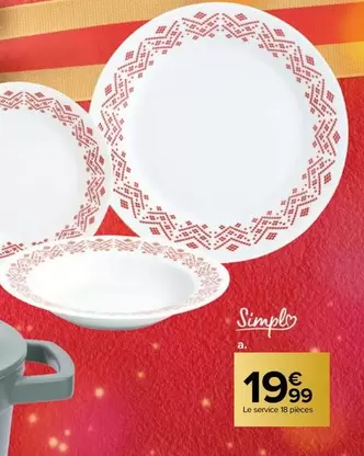 Simply - Le Service R Pices offre à 19,99€ sur Carrefour