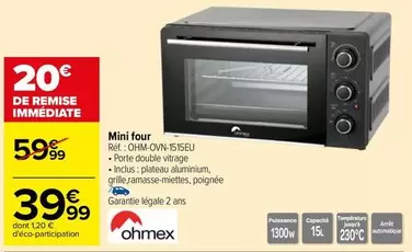 Mini Four offre à 39,99€ sur Carrefour