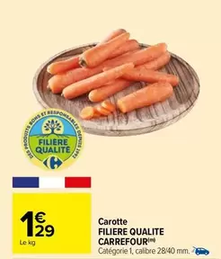 Carrefour - Carotte offre à 1,29€ sur Carrefour