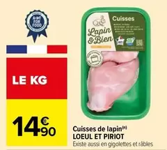 Cuisses De Lapin offre à 14,9€ sur Carrefour