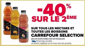 Carrefour - Sur Tous Les Nectars Et Toutes Les Boissons Selection offre sur Carrefour