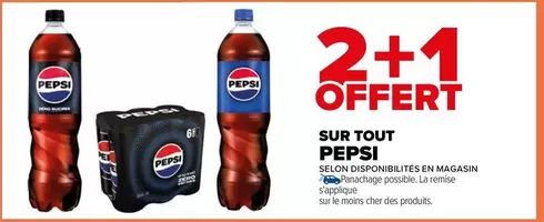 Pepsi - Sur Tout offre sur Carrefour