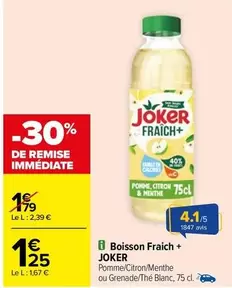 Joker - Boisson Fraich+ offre à 1,25€ sur Carrefour