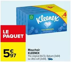 Kleenex - Mouchoir offre à 5,97€ sur Carrefour