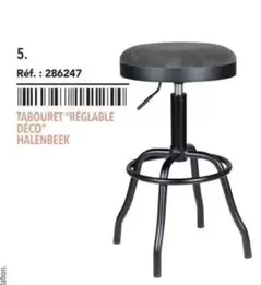 Tabouret "réglable Déco" Halenbeek offre sur Metro