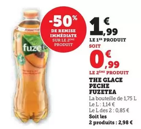 Fuzetea - The Glace Peche offre à 1,99€ sur Hyper U